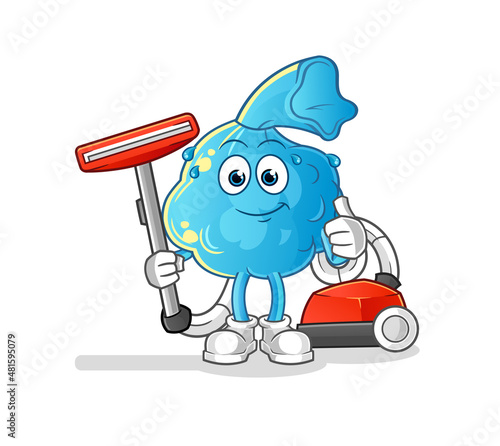 fever compress clean with a vacuum . character vector