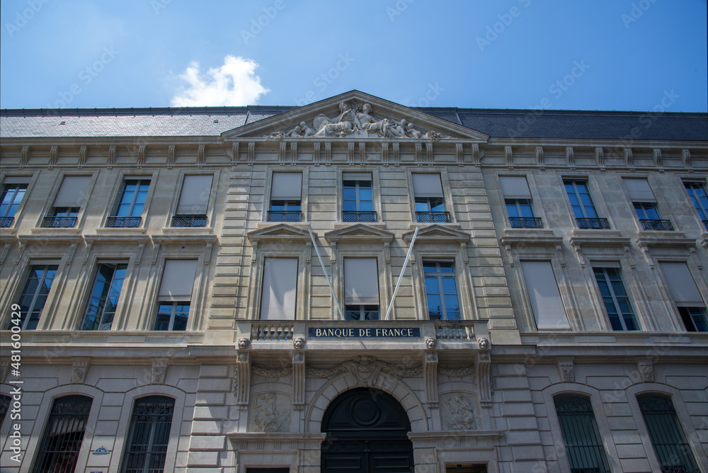 siège de la Banque de France à Paris