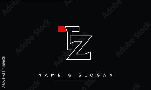 ZT,  TZ,  Z,  T   Abstract Letters Logo Monogram photo