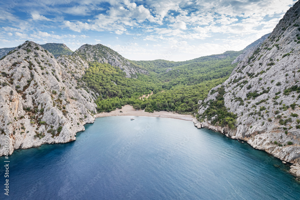 Sazak Cove Aerial Photo at Adrasan/Antalya Sazak Cove Aerial Photo at Adrasan/Antalya