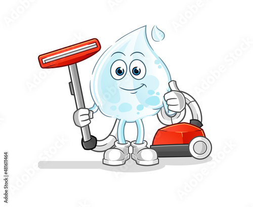 milk drop clean with a vacuum . character vector