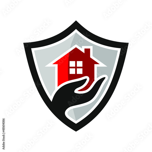 safety house logo or vector