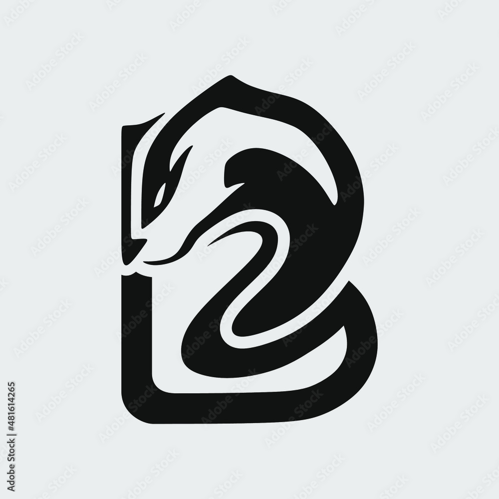 B for Badger logo vector B for Badger logo vector