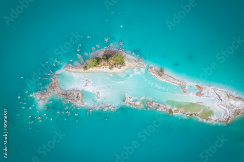 Yatagan blue lake, also known as Kuldagi Lake, has such a magnificent color, the sight is enchanted. However, there is such a truth behind this eye-catching turquoise color that it poses a serious photo