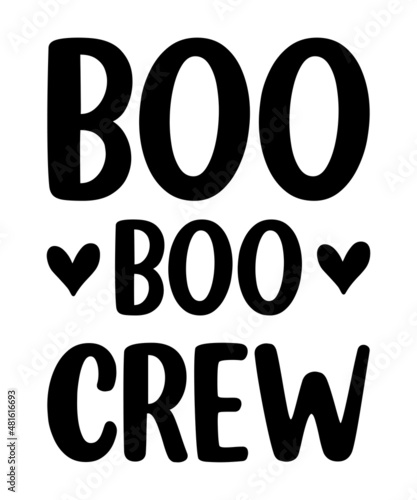 Boo boo crew svg design