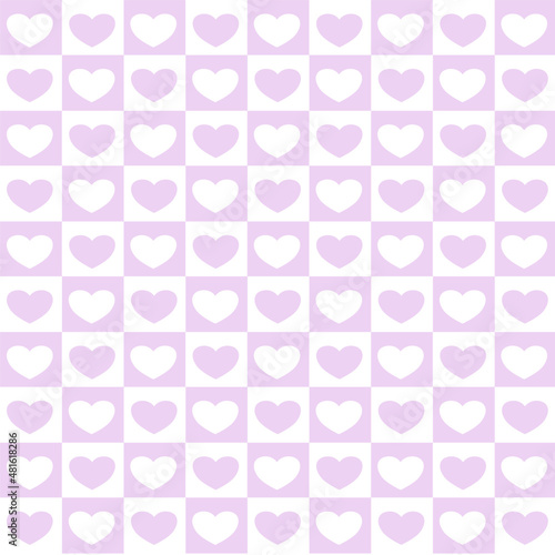 abstract Seamless cute hearts Pattern for design. Valentine's day