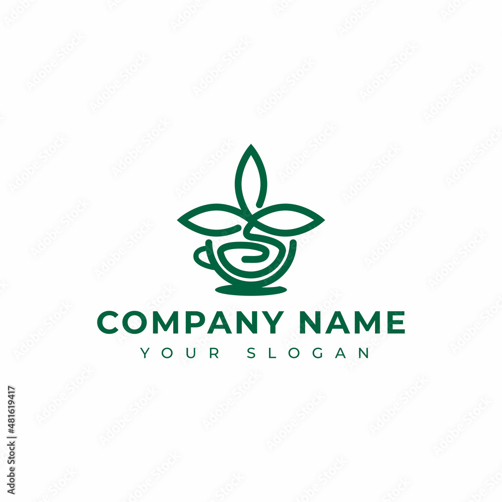 Hemp logo vector design Hemp logo vector design