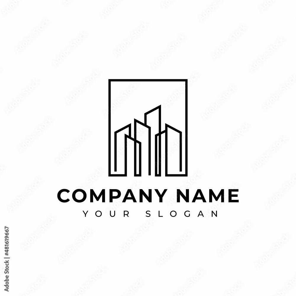 Real estate logo vector design Real estate logo vector design