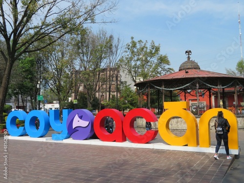Coyoacan sign, Mexico city © Saule