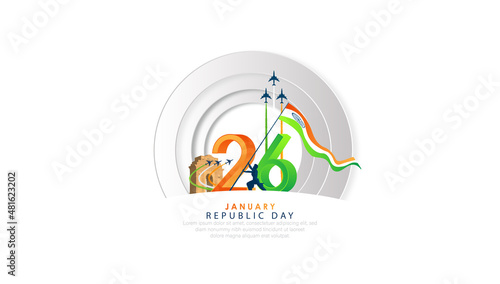 26 January- Happy Republic Day of India celebration.