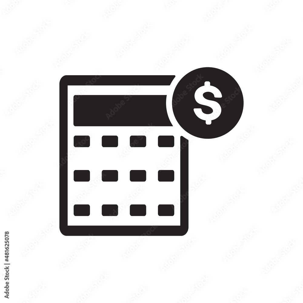 Accounting icon ( vector illustration ) Accounting icon ( vector illustration )
