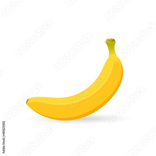 Flat banana icon vector design on white background