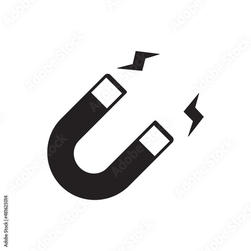 Magnetic attract icon ( vector illustration )