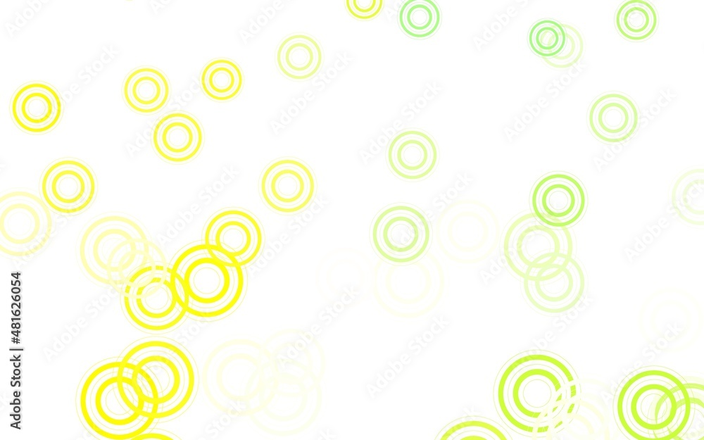 Light Green, Red vector template with circles. Light Green, Red vector template with circles.