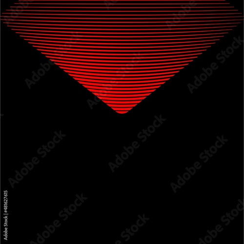 BLACK BACKGROUND WITH RED LINES, ABSTRACT AND GEOMETRY SHAPE 06