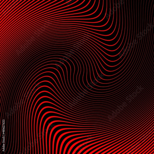BLACK BACKGROUND WITH RED LINES  ABSTRACT AND GEOMETRY SHAPE 03