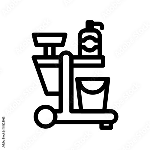 Cleaning Cart Icons