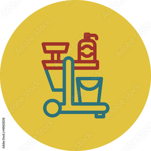 Cleaning Cart Icons