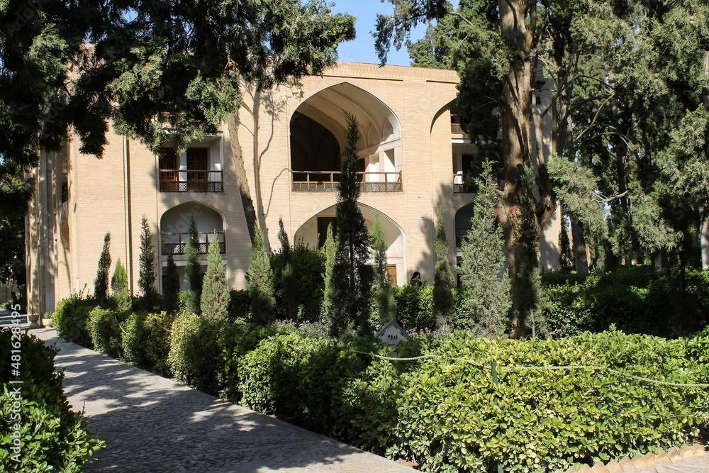 Historical fin garden kashan iran