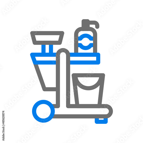 Cleaning Cart Icons