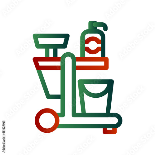 Cleaning Cart Icons
