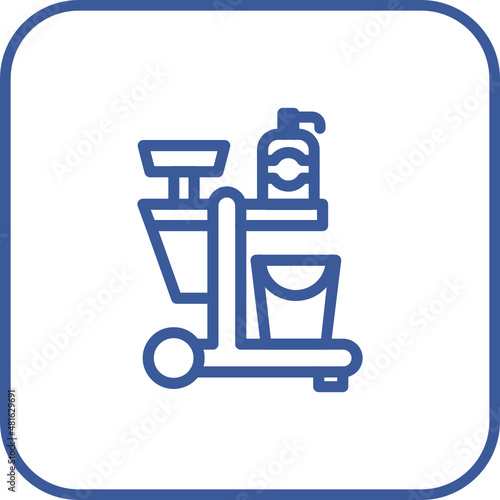 Cleaning Cart Icons