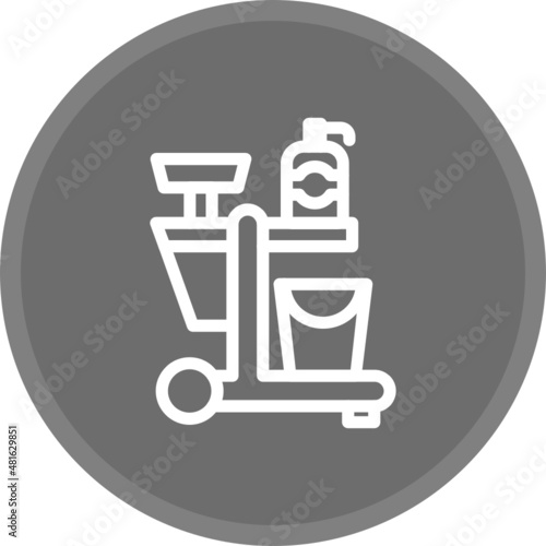 Cleaning Cart Icons