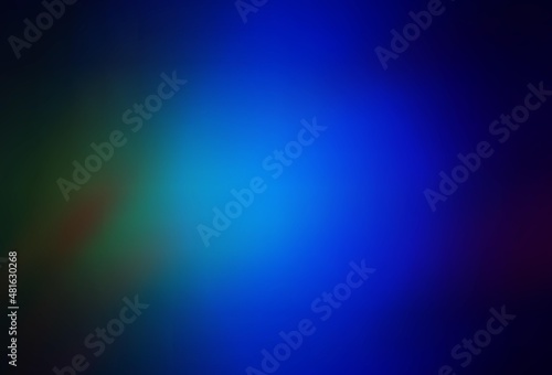 Dark Blue, Green vector glossy abstract backdrop.
