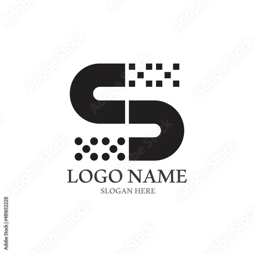 Business corporate S letter logo