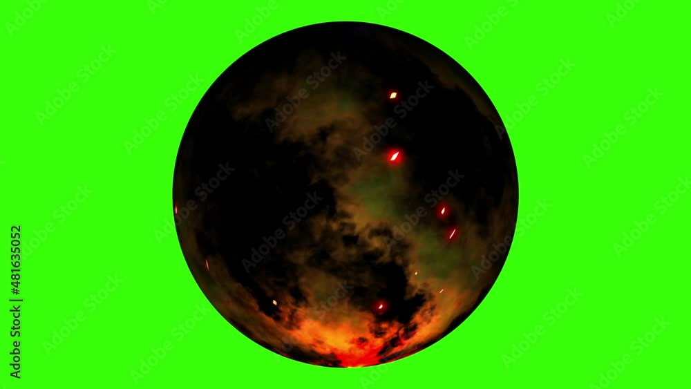Flame effect on the ground - Animation of the ground with sparks Flame effect on the ground - Animation of the ground with sparks