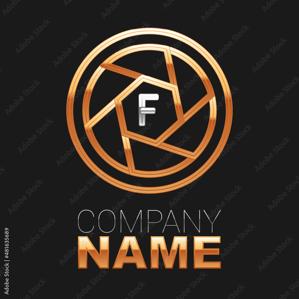 Line Camera shutter icon isolated on black background. Colorful outline concept. Vector Line Camera shutter icon isolated on black background. Colorful outline concept. Vector
