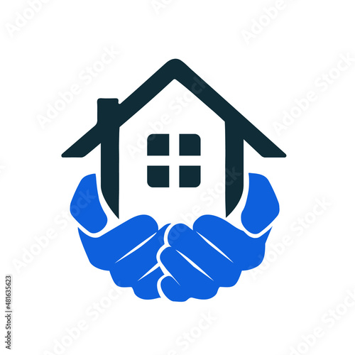 home care logo design vector icon symbol
