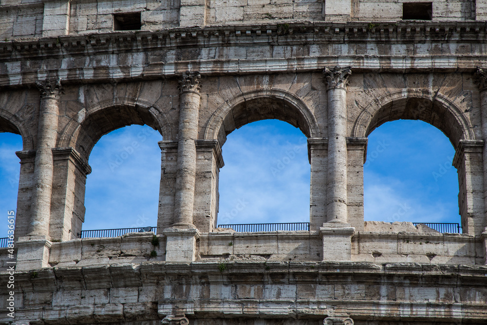 Dettaglio del Colosseo a Roma