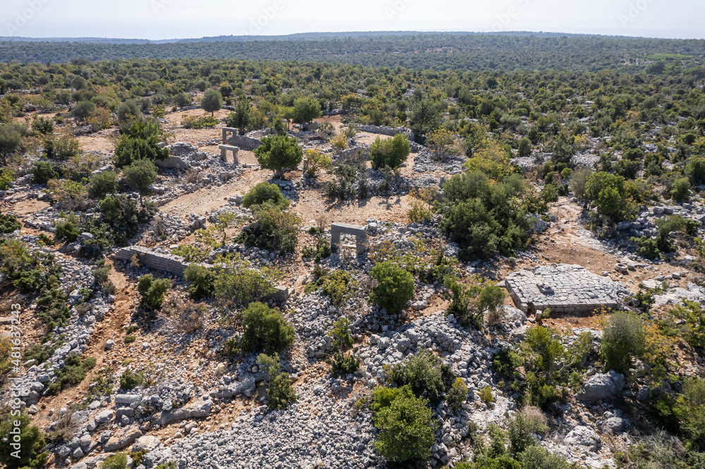 The Ancient City Of Kanlidivane Mersin