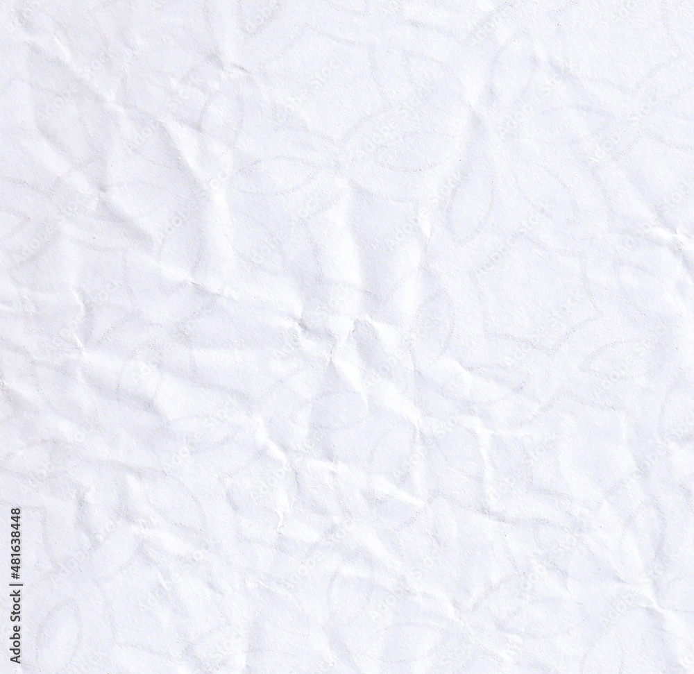 Obraz premium crumpled paper background. white crumpled paper. white crumpled paper texture background.