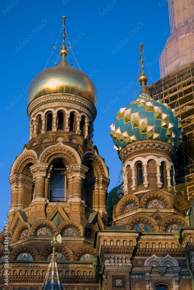 Obraz premium Church of the Savior on Spilled Blood. Saint-Petersburg, Russia. 