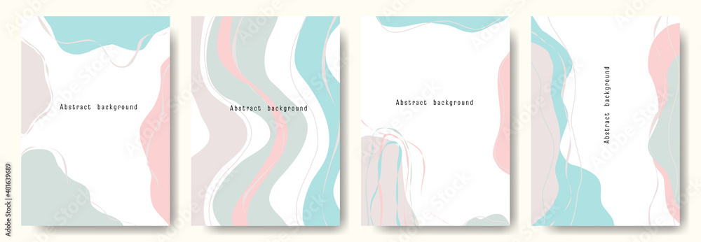 cover design elements set with copy space for text.Abstract vintage background.or Ideal for postcards,poster, business card,flyer,brochure,magazine,social media and other.vector illustration