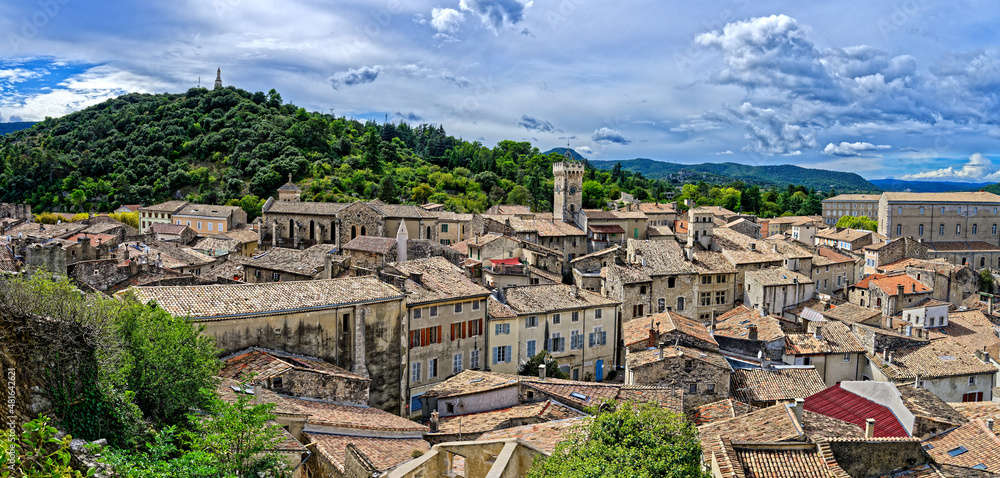 Ville de Viviers-sur-Rhône, Ardèche, Auvergne-Rhône-Alpes, France