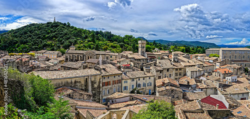 Ville de Viviers-sur-Rhône, Ardèche, Auvergne-Rhône-Alpes, France