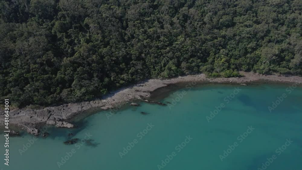 Daintree National Park With Lush Green Vegetation In Far North Queensland, Australia. aerial Daintree National Park With Lush Green Vegetation In Far North Queensland, Australia. aerial