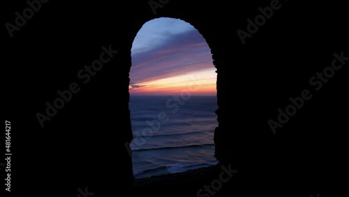 sunset over the ocean