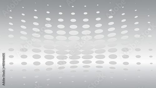 Halftone white and grey background