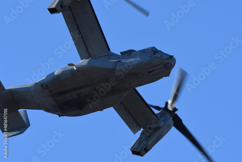 アメリカ海兵隊のティルトローター機