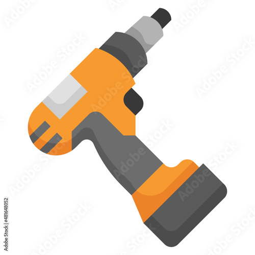 DRILL flat icon