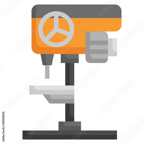 DRILLING MACHINE flat icon