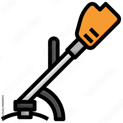 STRING TRIMMER Filled Outline