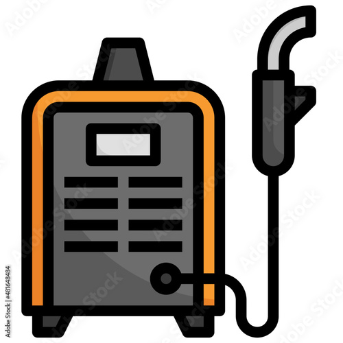 WELDING MACHINE Filled Outline