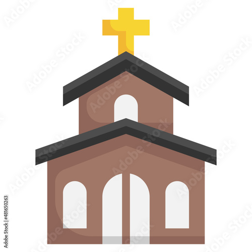 CHURCH flat icon
