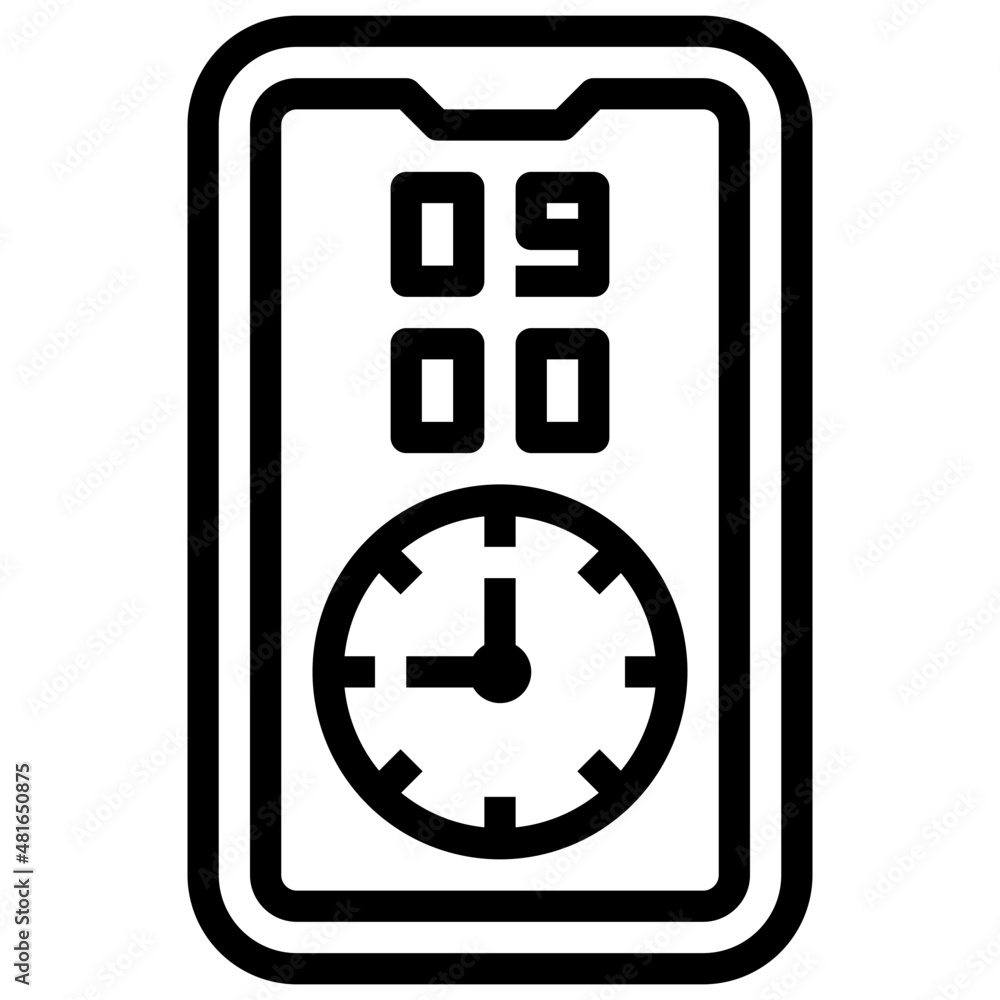 Fototapeta premium SMARTPHONE line icon