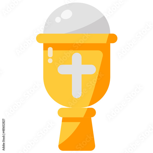 goblet flat icon